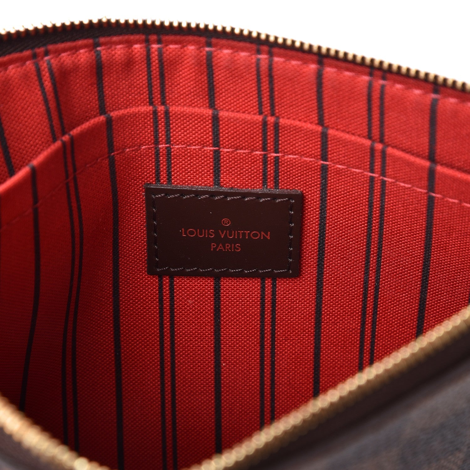 Louis Vuitton Damier Ebene Neverfull MM GM Pochette 6 of 8