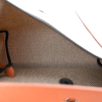 Hermes Vache Hunter Criss Viking Herbag Zip Retourne 31 PM Ecru Black Fauve 6 of 12