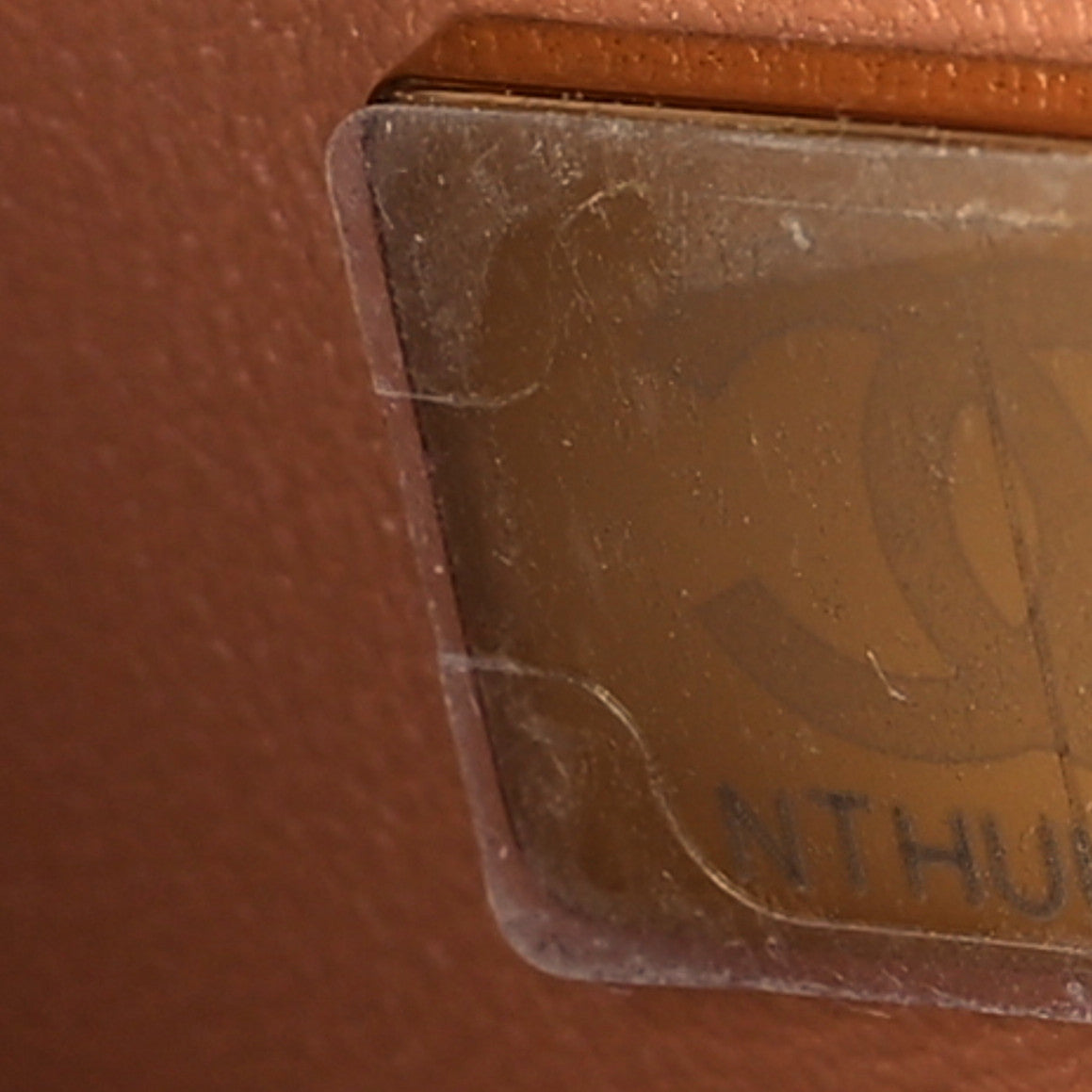 Lambskin Quilted Small Double Flap Brown