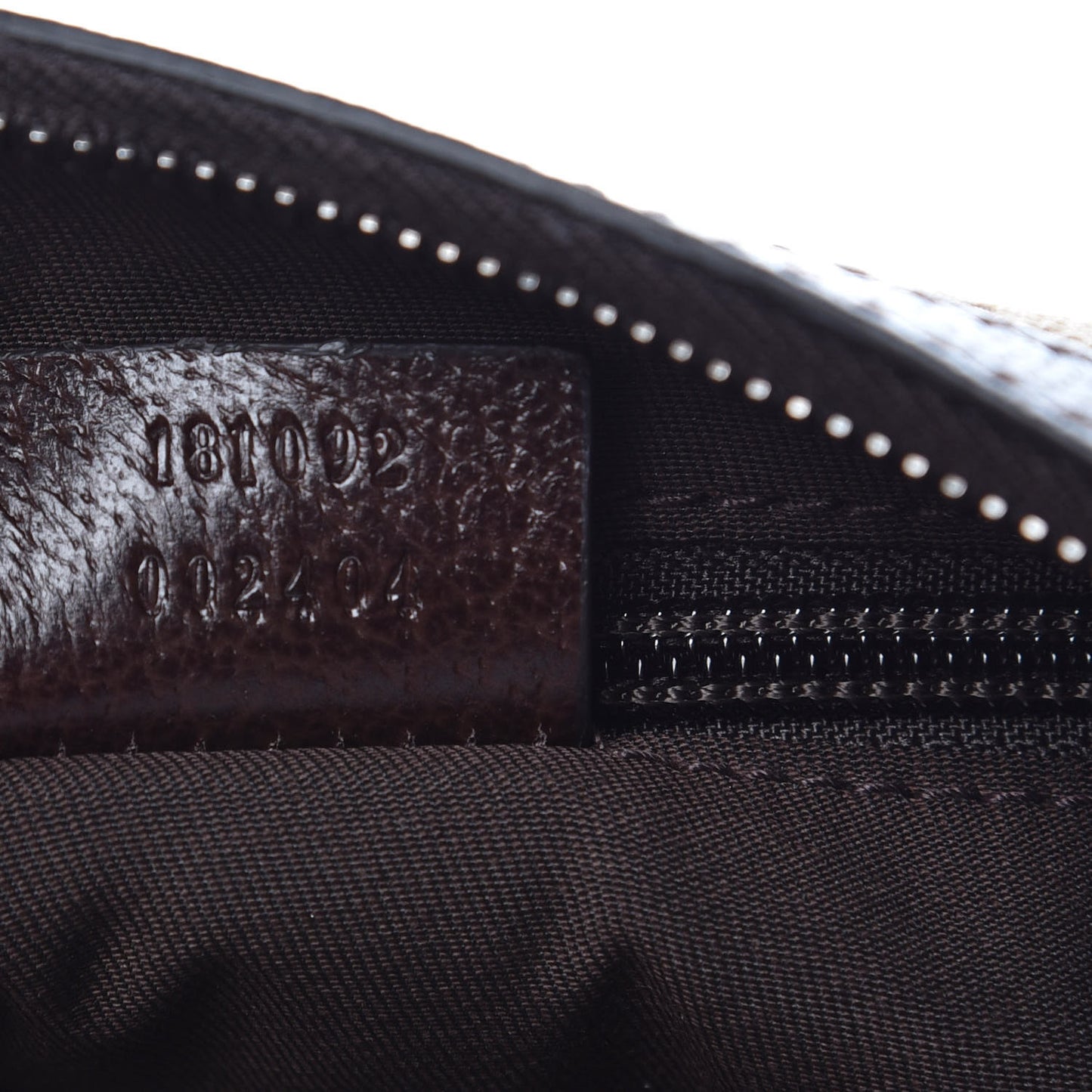 Monogram Web Medium Half Moon Hobo Dark Brown