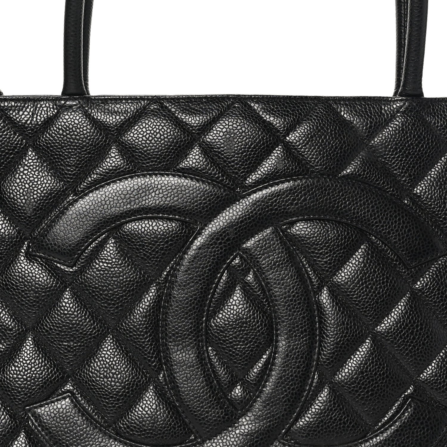 Chanel Caviar Quilted Medallion Tote Black 8 of 11