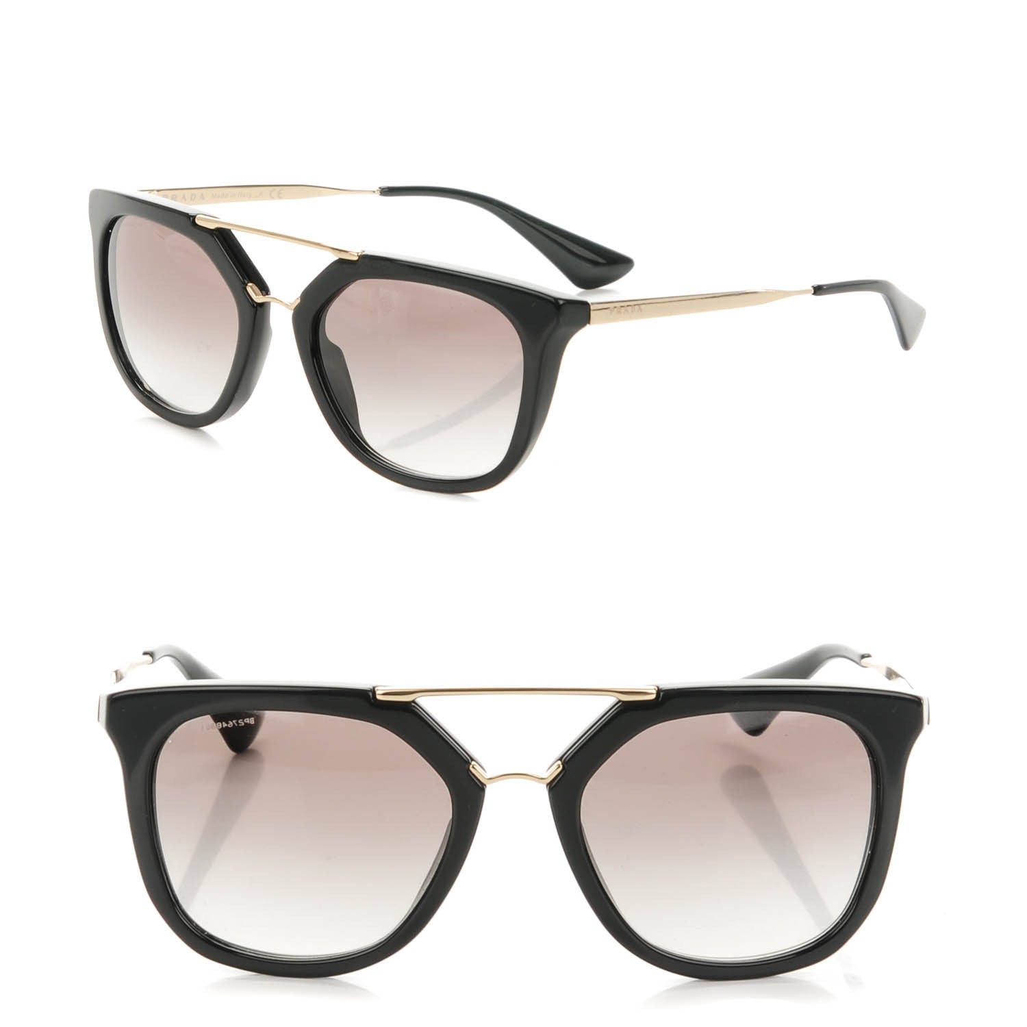 Prada Catwalk Sunglasses SPR 13Q Black 1 of 4