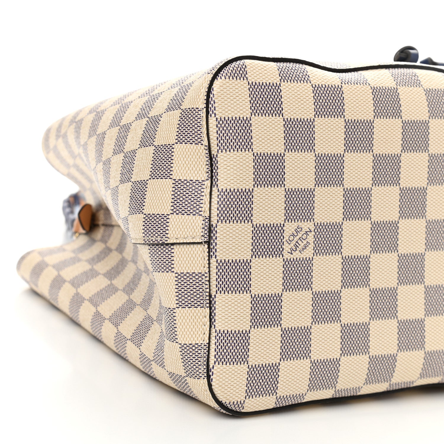 Louis Vuitton Damier Azur Braided Neonoe MM Blue 9 of 12
