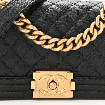 Chanel Caviar Quilted Small Boy Flap Black 8 of 10