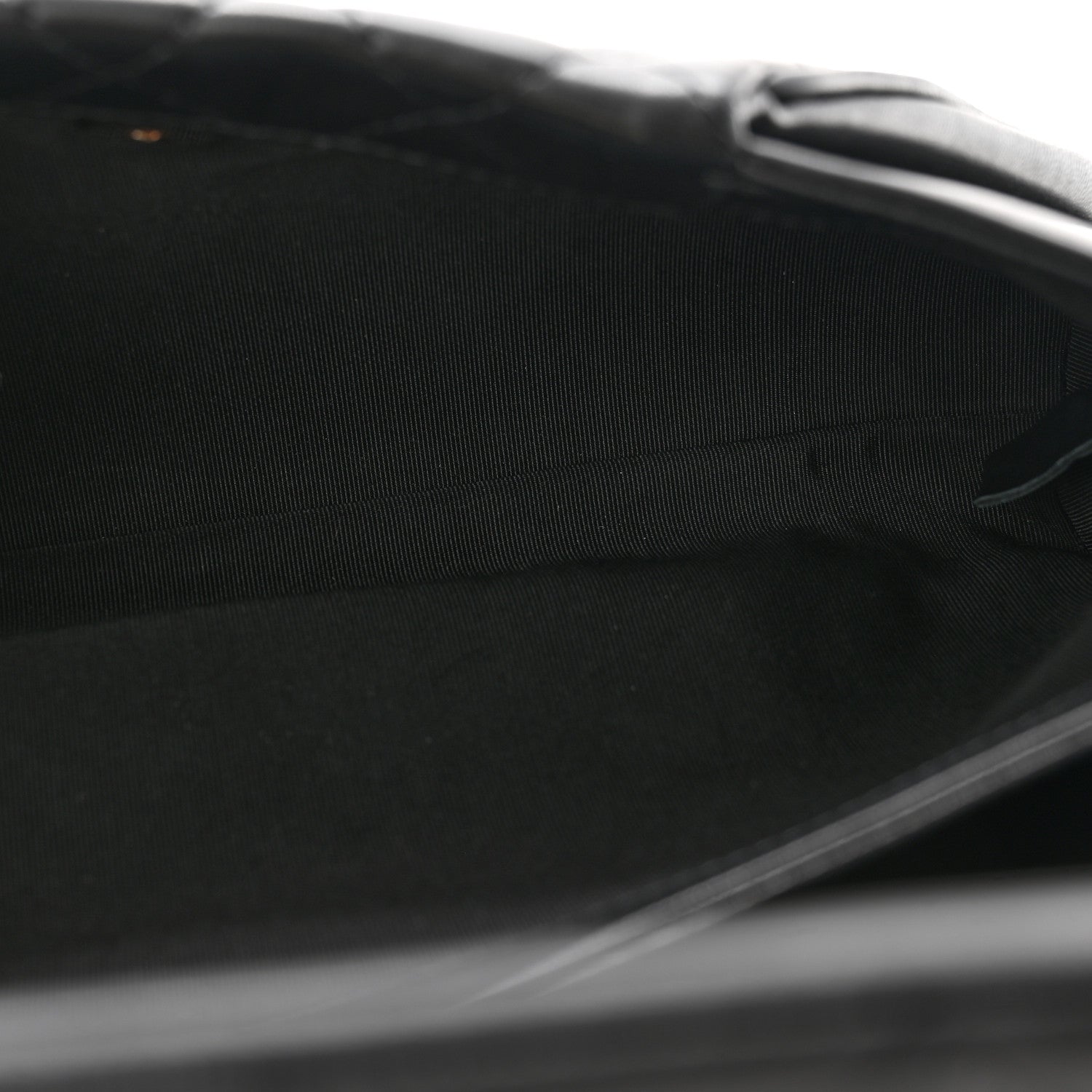 Chanel Lambskin Quilted Fold Up Again Clutch Black 5 of 10