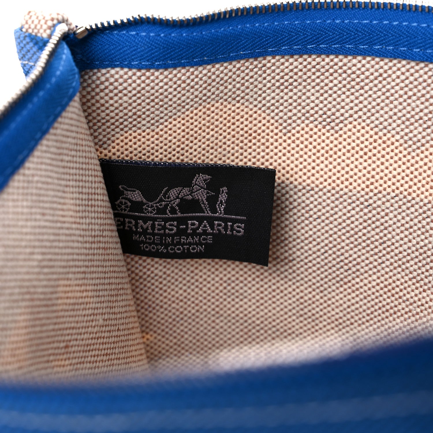 Hermes Toile Escale A La Plage Bain Case 6 of 6