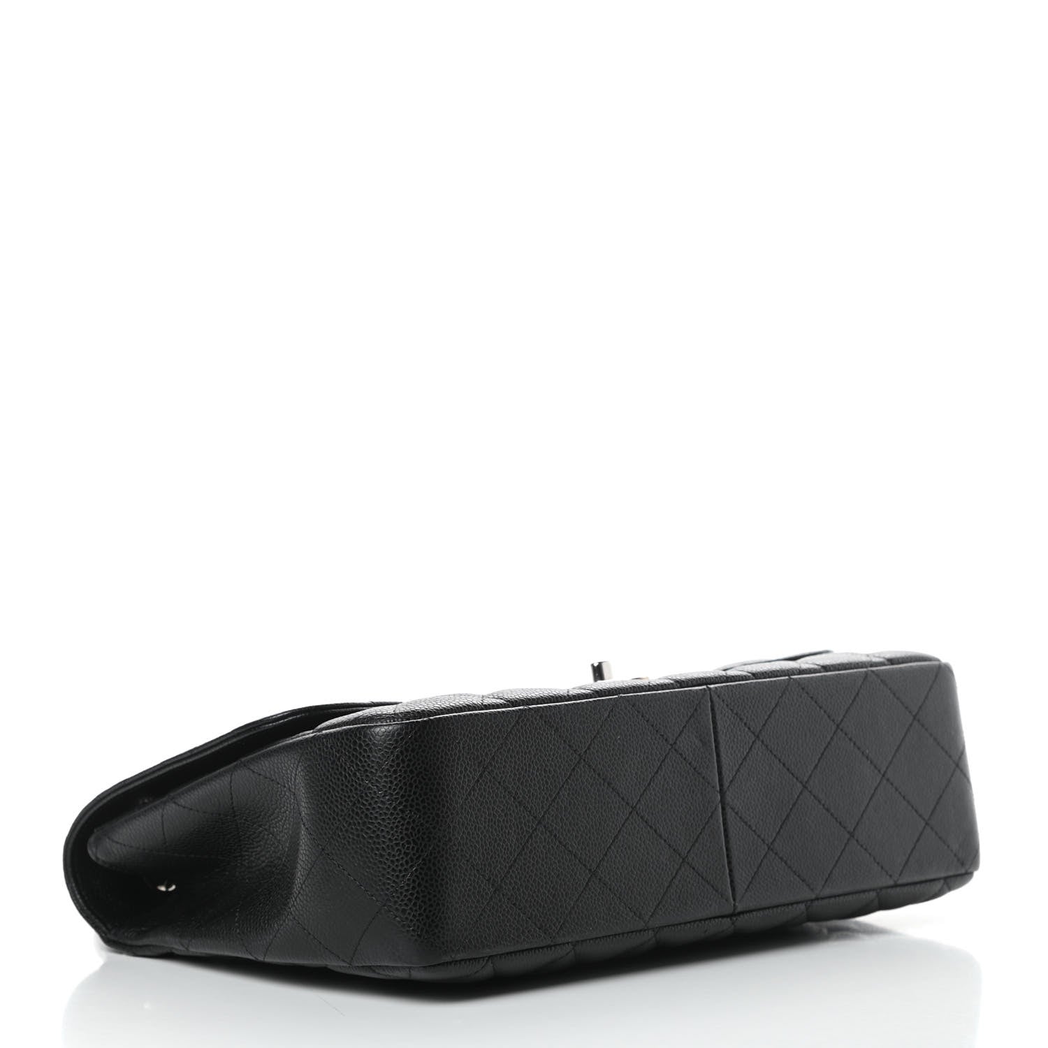 Chanel Caviar Quilted Jumbo Single Flap Black 5 of 11
