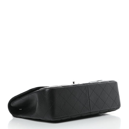 Chanel Caviar Quilted Jumbo Single Flap Black 5 of 11