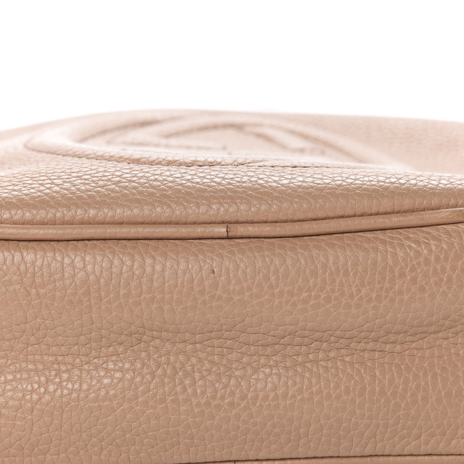 Gucci Pebbled Calfskin Small Soho Disco Bag Rose Beige 15 of 16