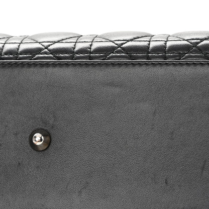 Christian Dior Lambskin Cannage Large Lady Dior Black 11 of 14
