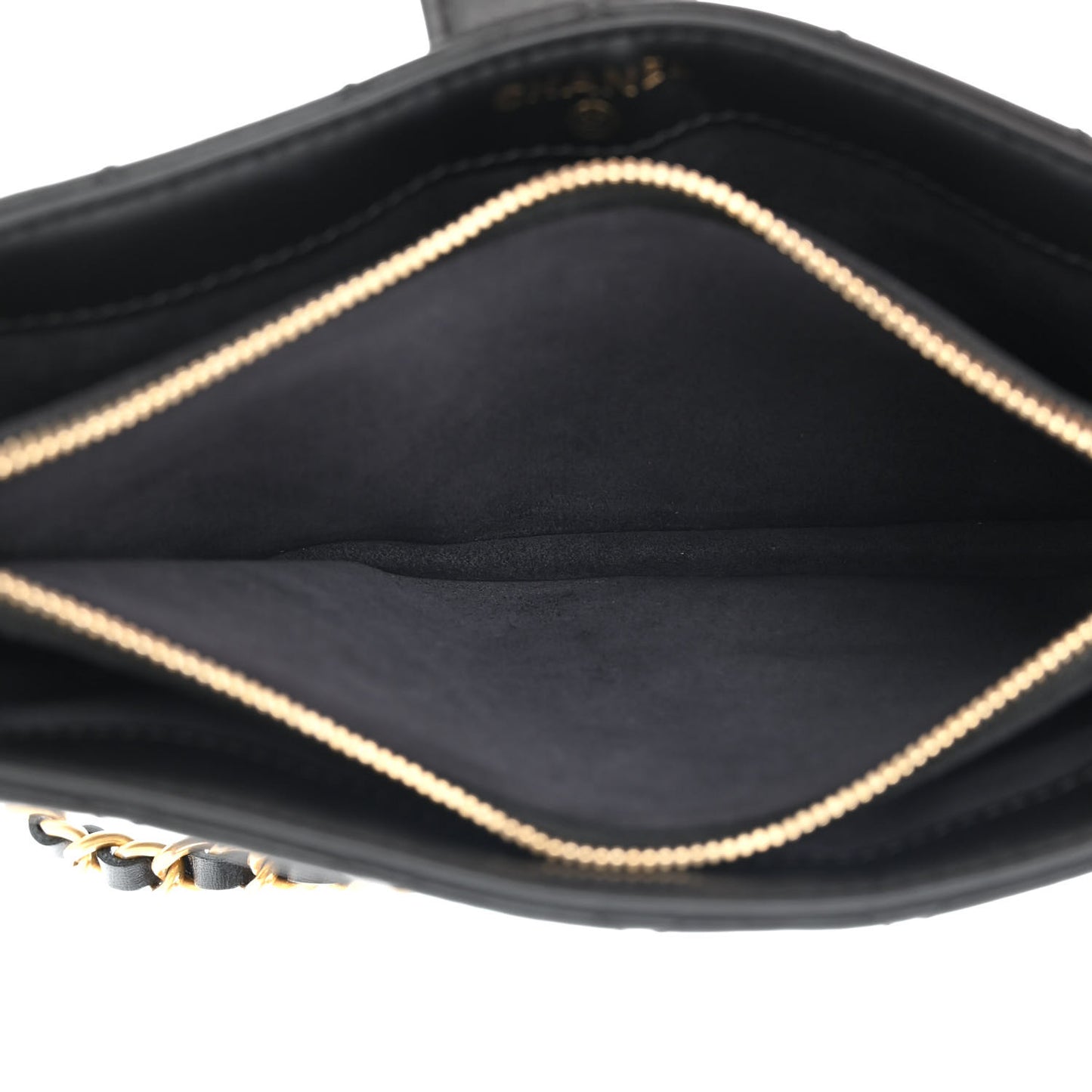 Aged Calfskin Lucky Charms 2.55 Reissue Mini Clutch With Chain Black