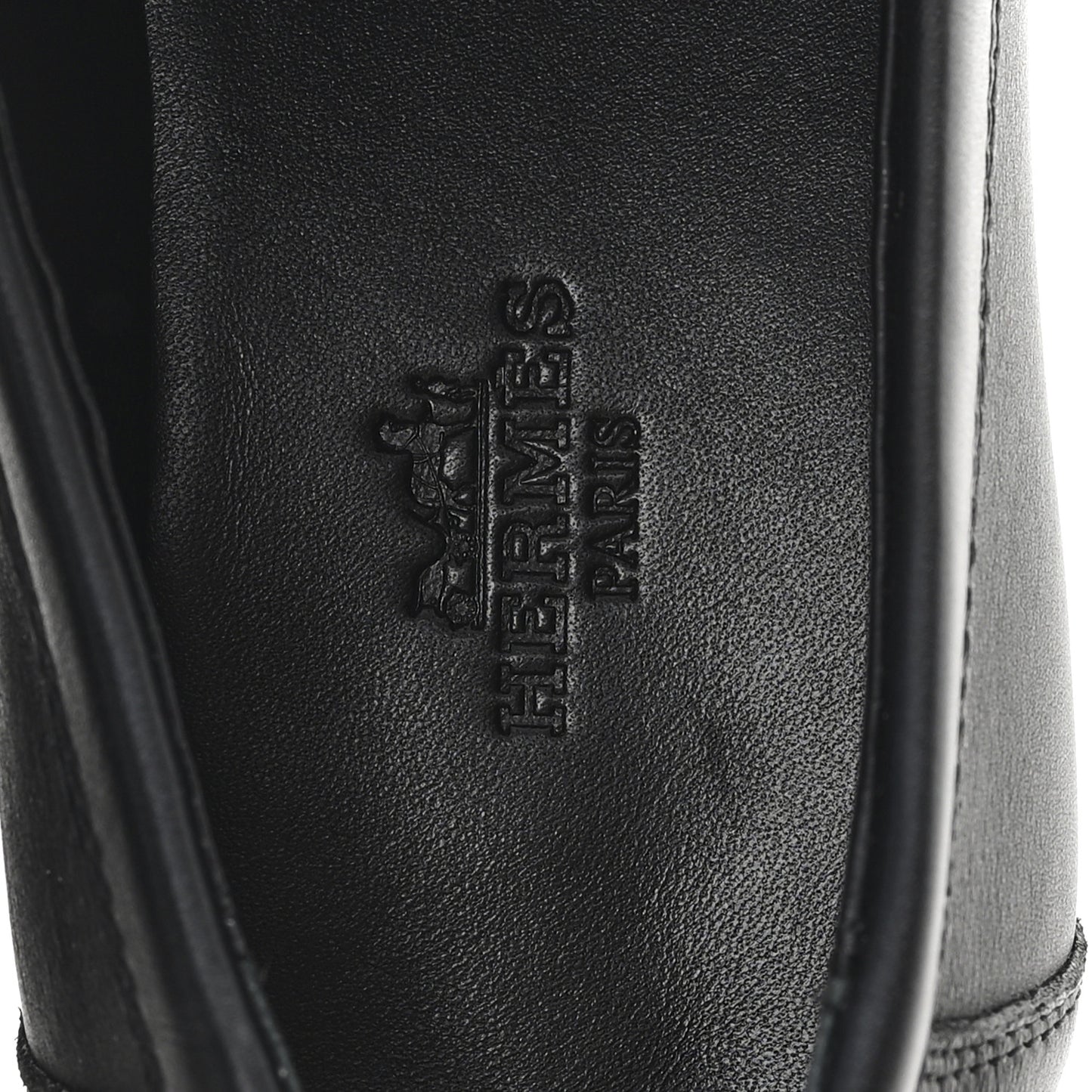 Calfskin Womens Destin Loafers 36 Black