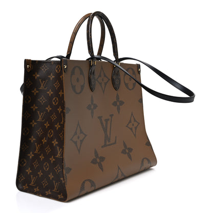 Louis Vuitton Reverse Monogram Giant Onthego GM 3 of 9