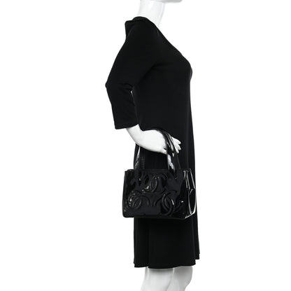 Chanel Patent CC Mini Tote Black 2 of 11