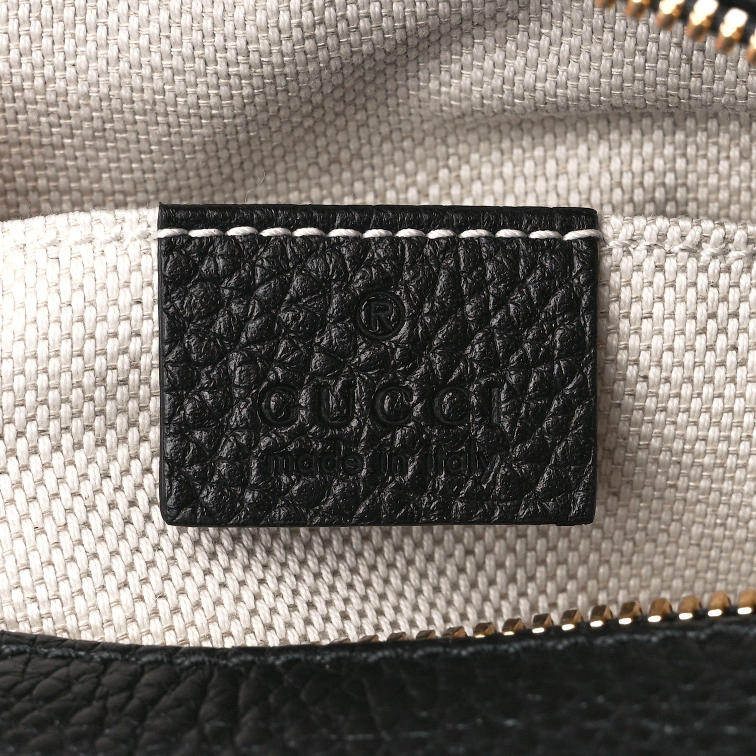 Gucci Pebbled Calfskin Small Soho Disco Bag Black 6 of 12
