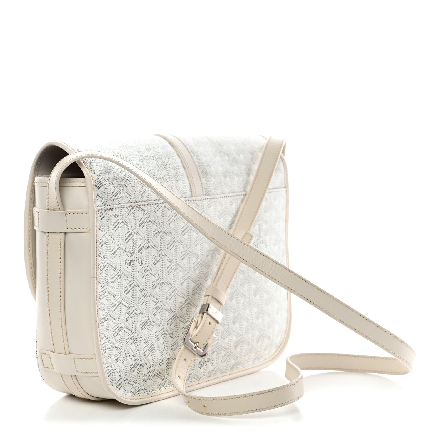 Goyard Goyardine Belvedere II MM Messenger Bag White 7 of 34