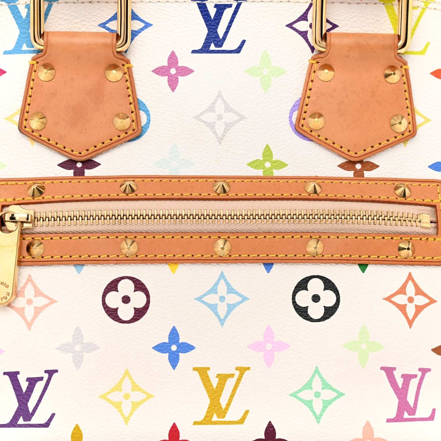 Louis Vuitton Monogram Multicolor Alma White 8 of 12