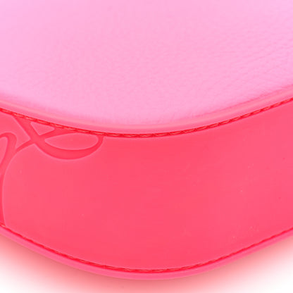 Christian Louboutin Calfskin Mini Loubila Chain Shoulder Bag Fluo Pink 9 of 10