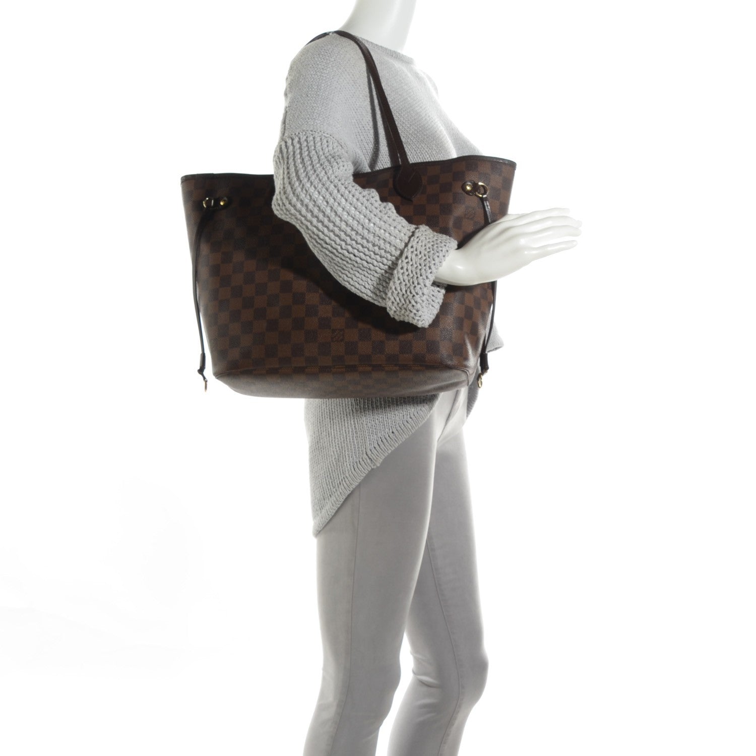 Louis Vuitton Damier Ebene Neverfull MM 5 of 12