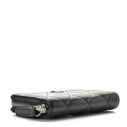 Chanel Caviar Quilted Zip Coin Purse Black 4 of 9