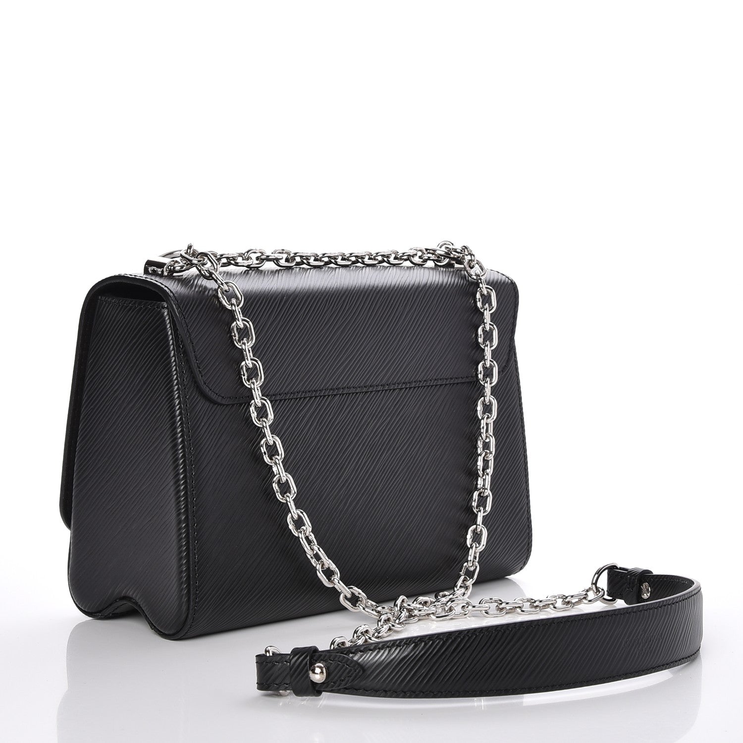 Louis Vuitton Epi Twist Shoulder Bag MM Black 3 of 9