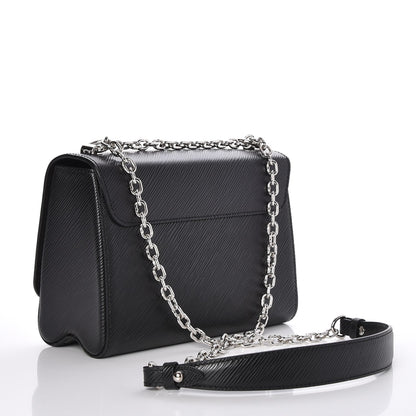 Louis Vuitton Epi Twist Shoulder Bag MM Black 3 of 9