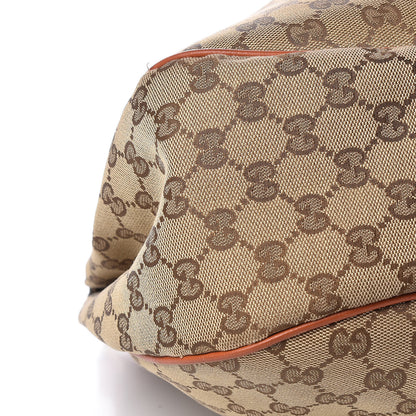 Gucci Monogram Medium Sukey Hobo Orange 8 of 9