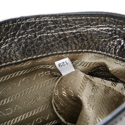 Prada Vitello Daino Crossbody Bag Acciaio 7 of 7