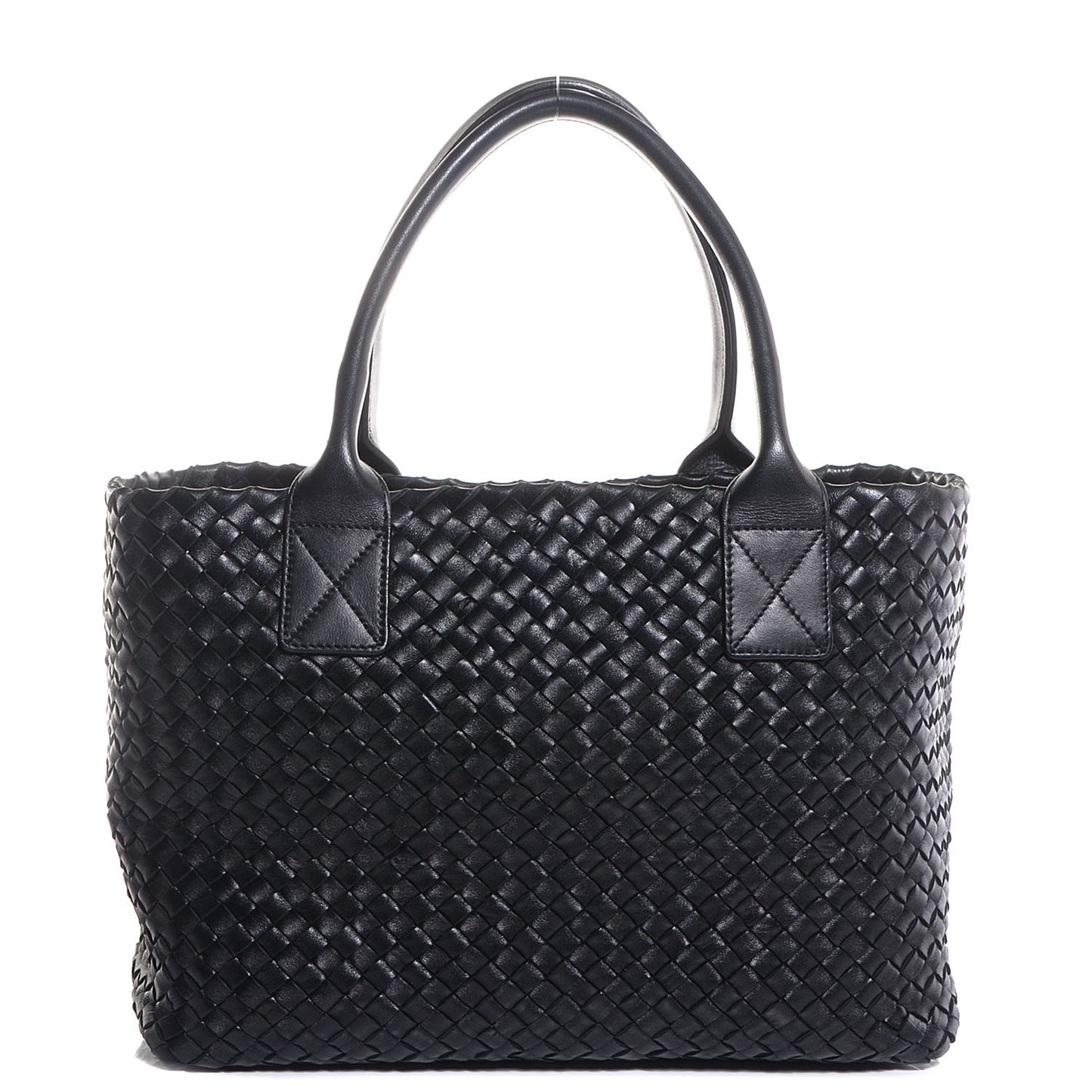 Nappa Intrecciato Mini Cabat Nero Black