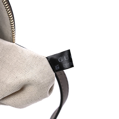 Gucci GG Supreme Monogram Margaux Calfskin Small Nice Top Handle Dome Bag Beige Ebony Acero 8 of 10
