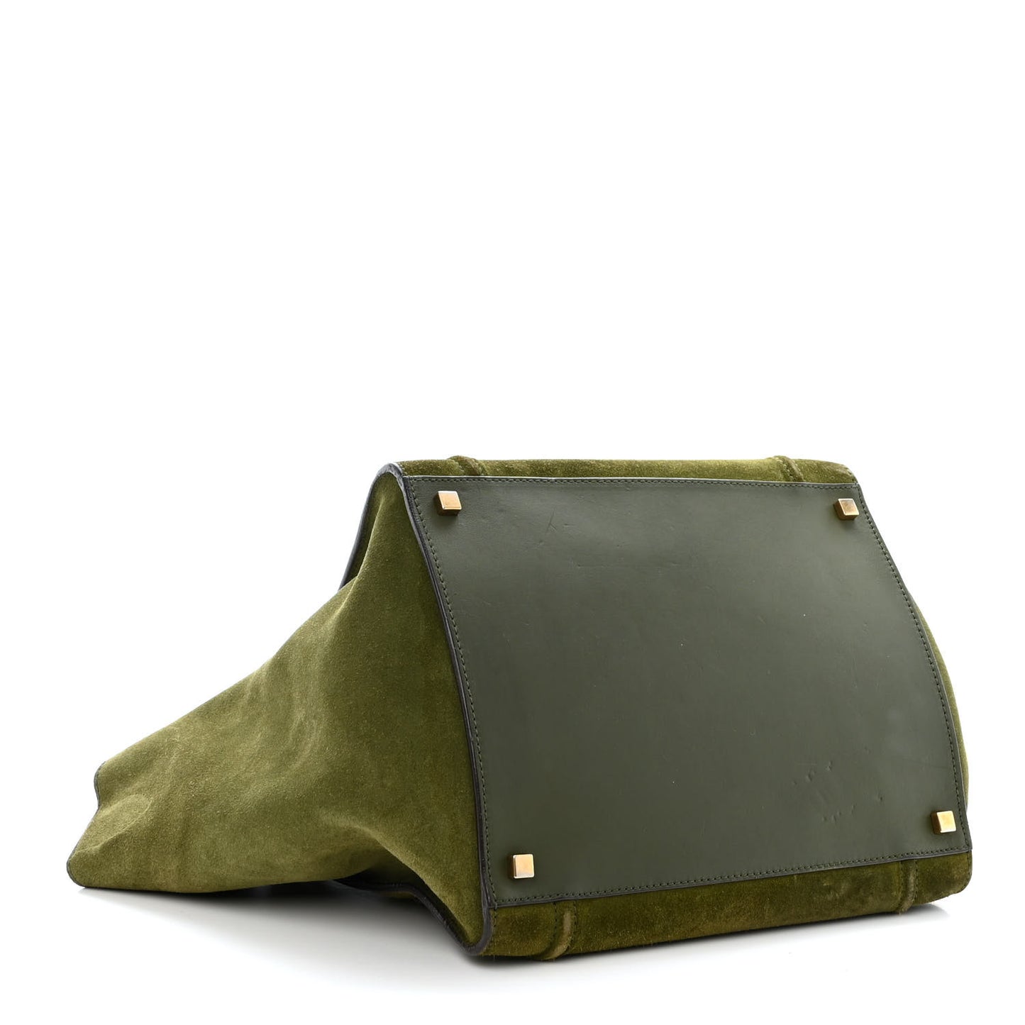 Suede Small Phantom Luggage Green