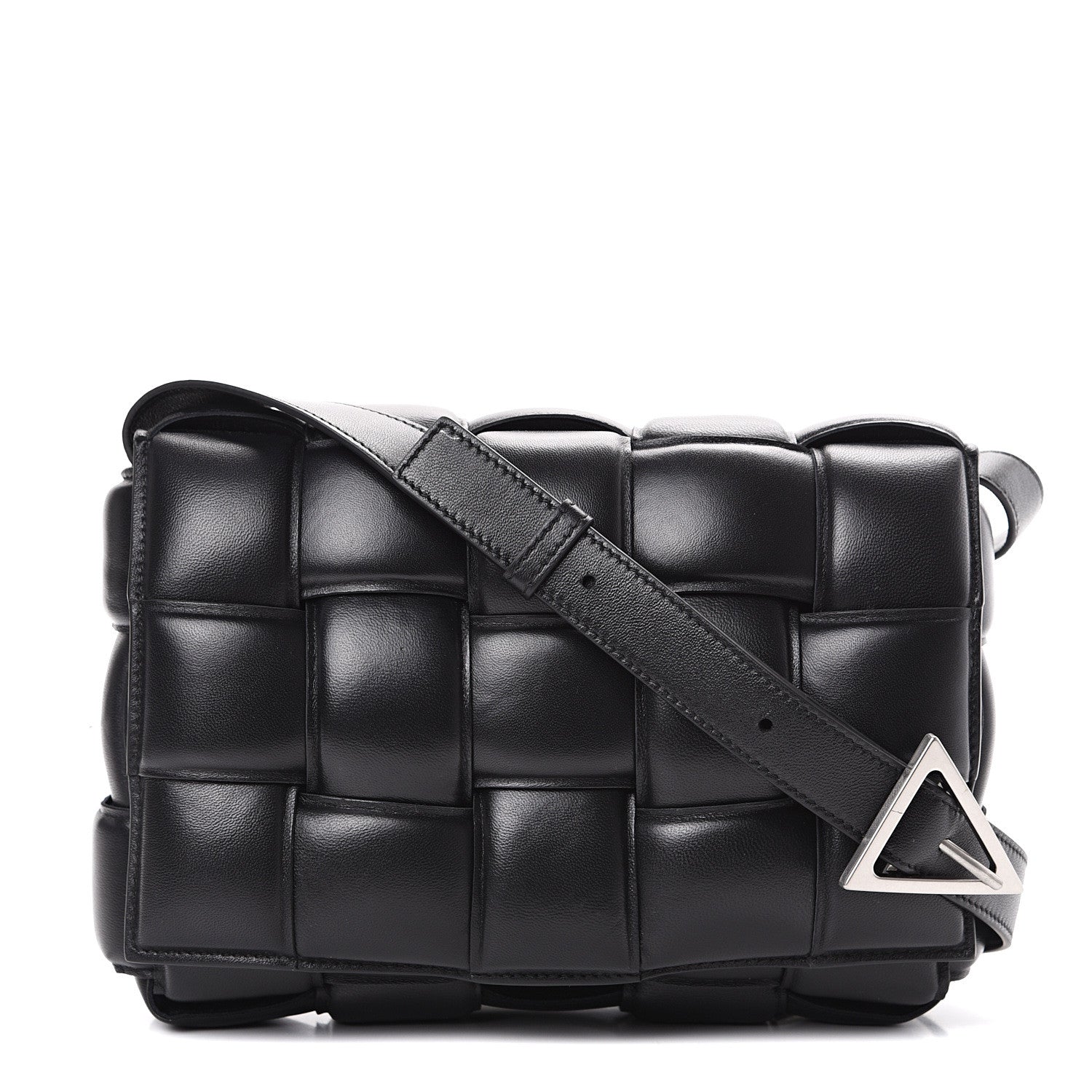 Bottega Veneta Nappa Maxi Intreccio Padded Cassette Crossbody Bag Black 1 of 8