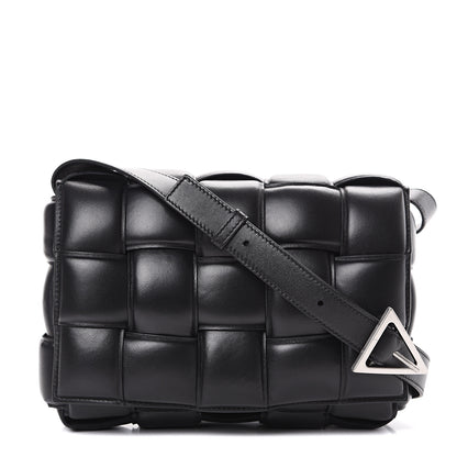 Bottega Veneta Nappa Maxi Intreccio Padded Cassette Crossbody Bag Black 1 of 8