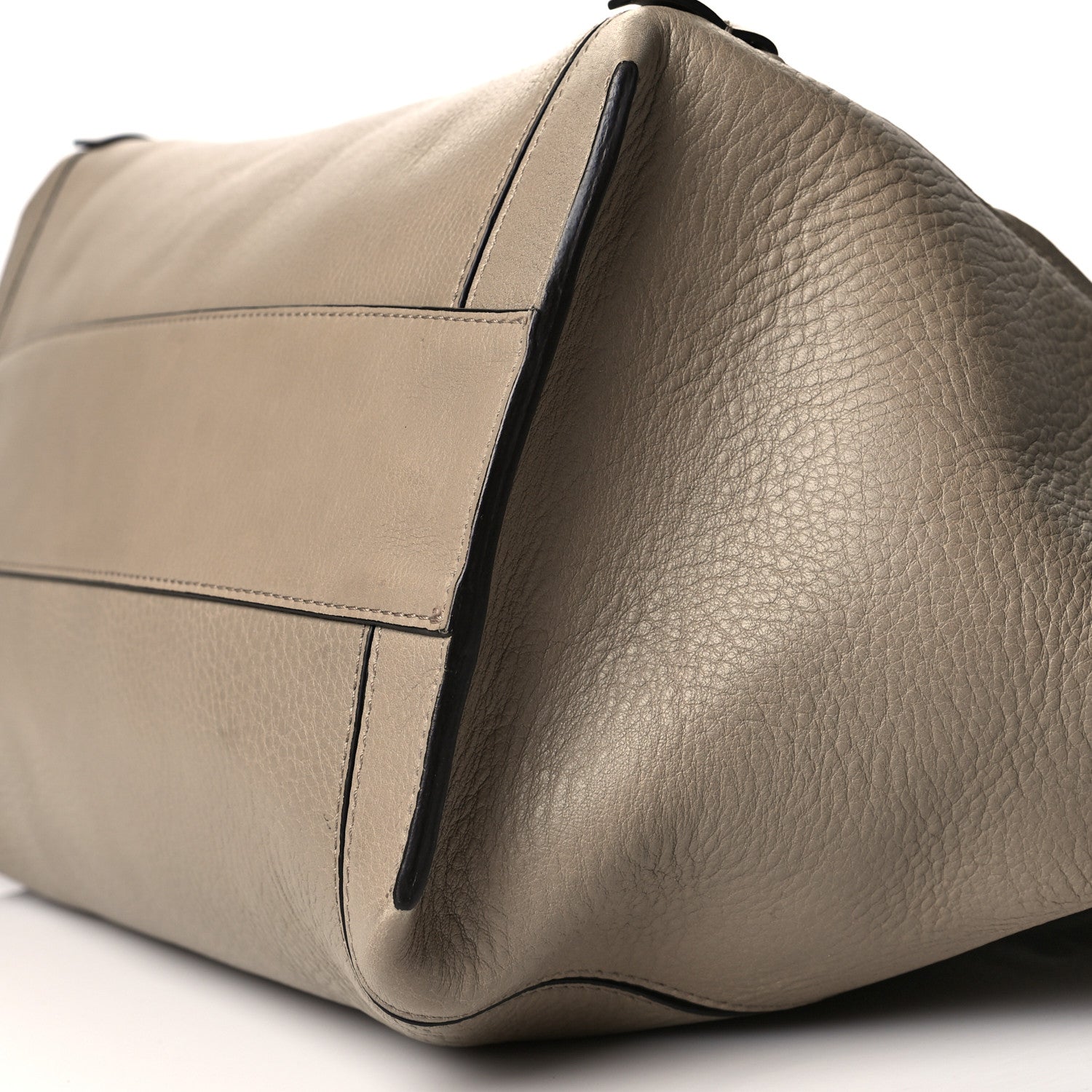 Chloe Smooth Calfskin Small Milo Shopping Tote Motty Grey 9 of 14