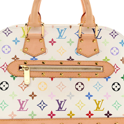 Louis Vuitton Monogram Multicolor Alma White 7 of 10