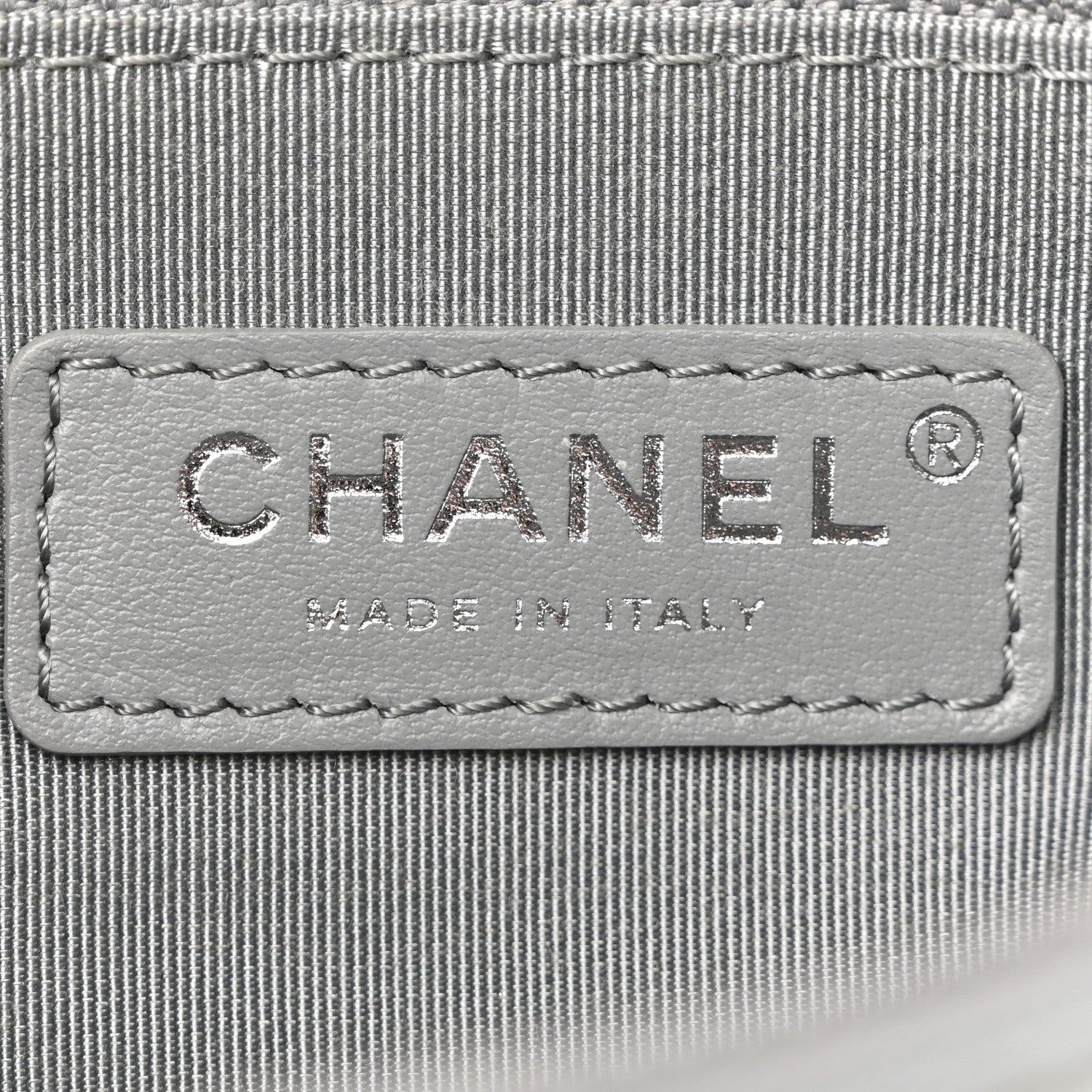 Chanel Metallic Crumpled Calfskin Chain 20s Signe Waist Bag Silver 6 of 14