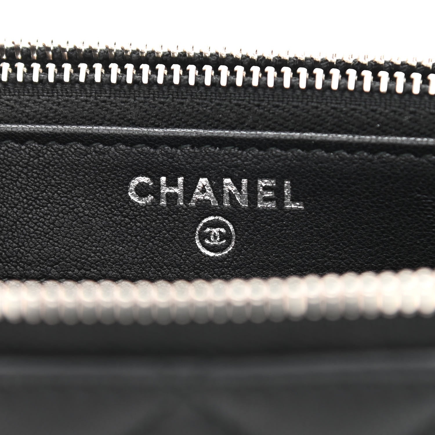 Chanel Lambskin Quilted CC Box Clutch With Chain Black 8 of 14