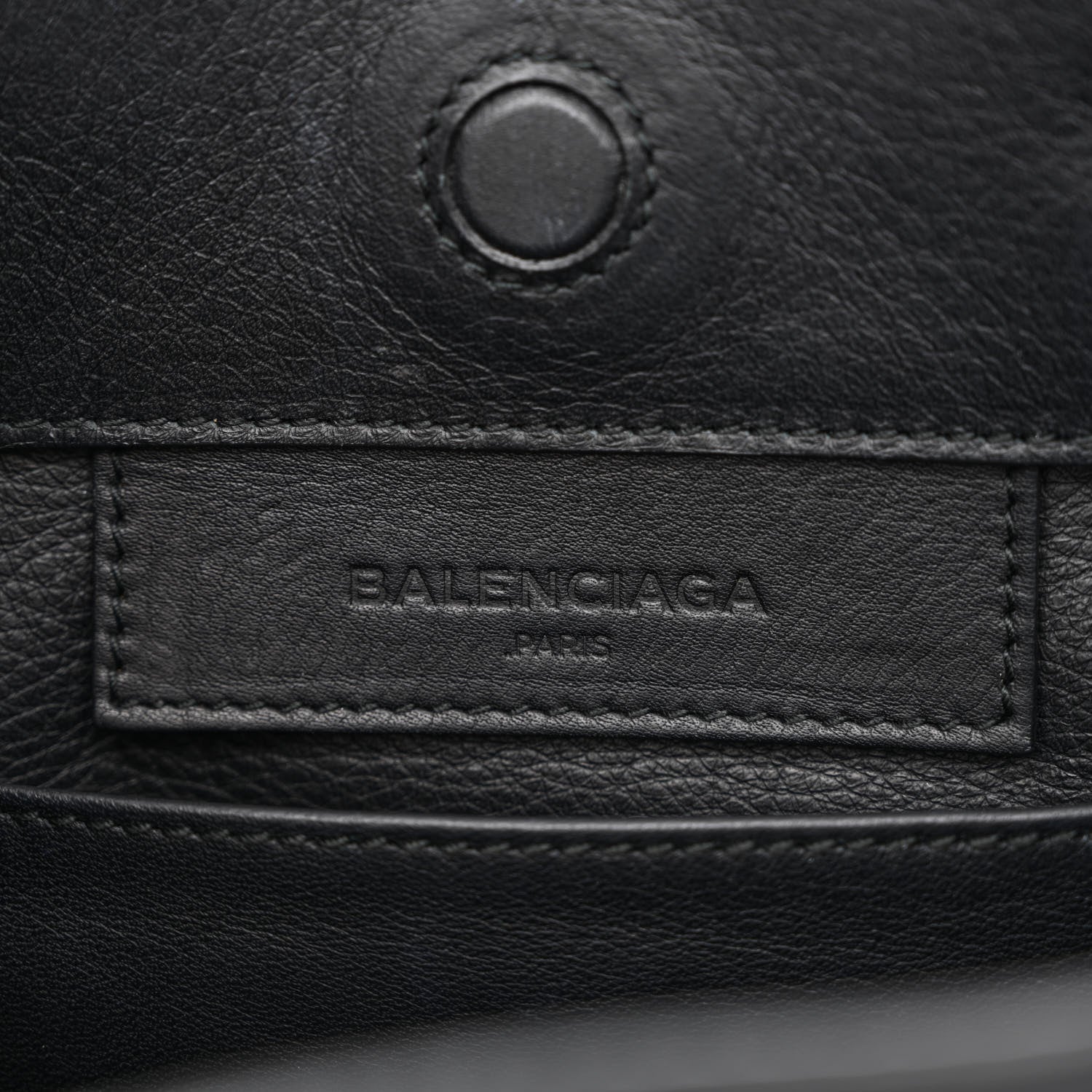 Balenciaga Calfskin Papier Mini A4 Zip Around Tote Black 7 of 12