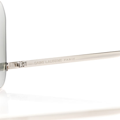 Saint Laurent Aviator SL 690 Dust Sunglasses Silver 6 of 9