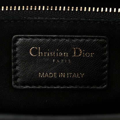 Christian Dior Lambskin Cannage Studded Small Dioraddict Flap Bag Black 6 of 10