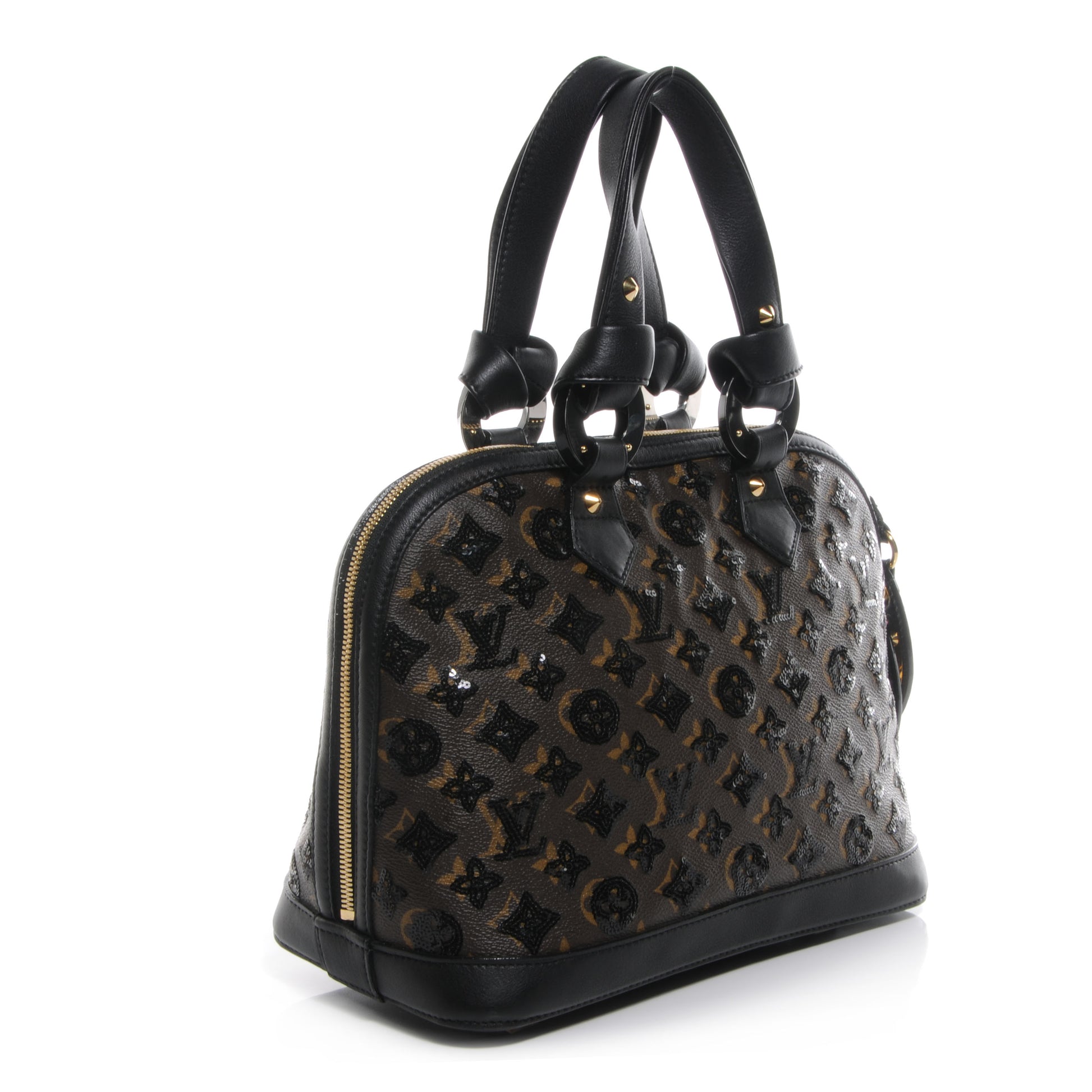 Louis Vuitton Monogram Sequins Eclipse Alma Black 3 of 8