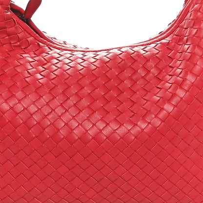 Bottega Veneta Nappa Intrecciato Medium Veneta Hobo Red 9 of 12