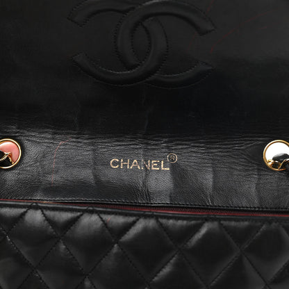 Chanel Lambskin Quilted Small Single Flap Black 13 of 17