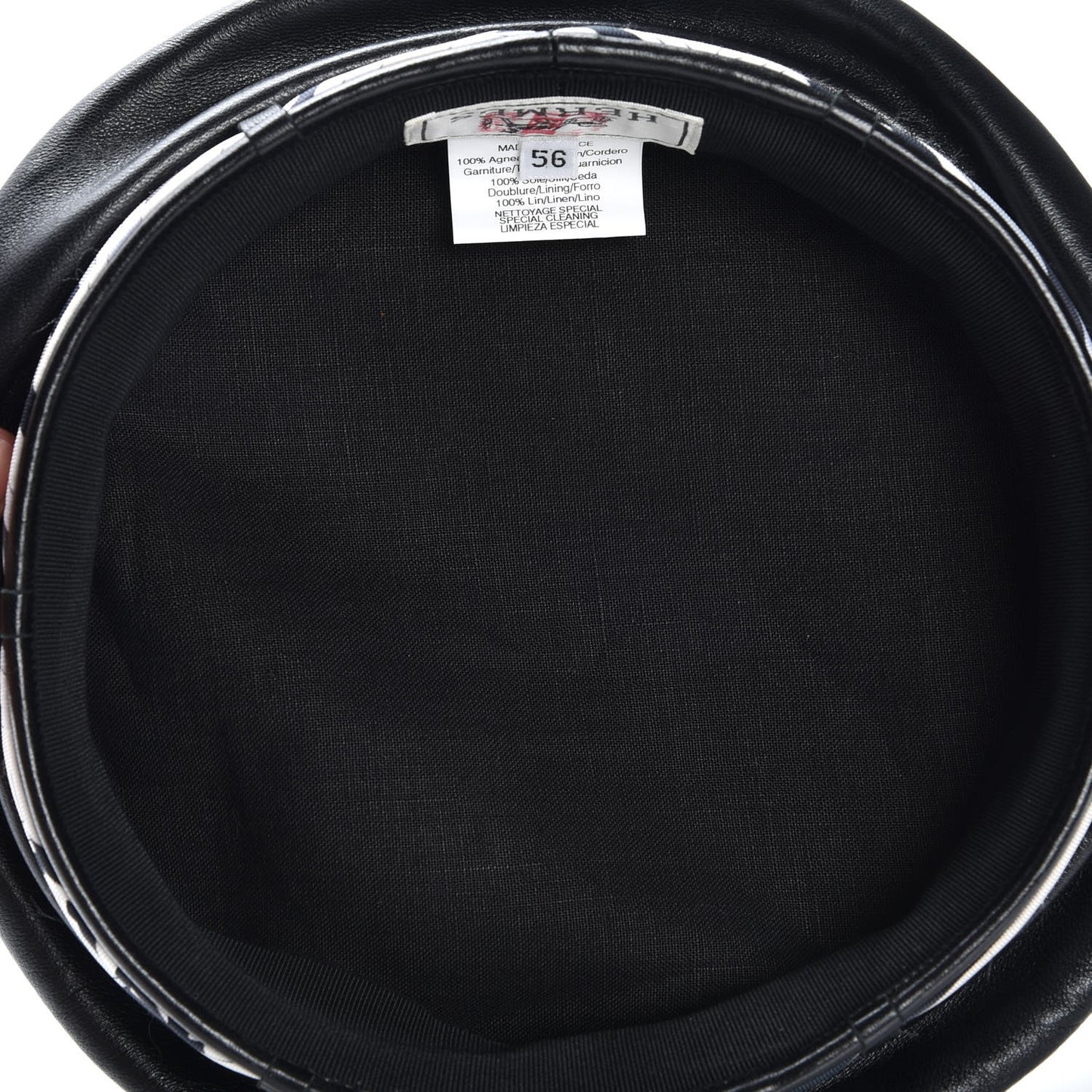 Lambskin Beret 56 Black