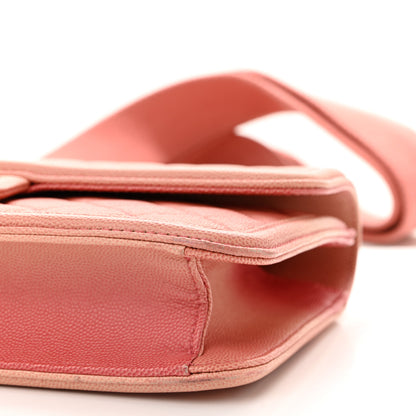 Chanel Caviar Quilted Medium Sunset On The Sea Flap Coral 10 of 10