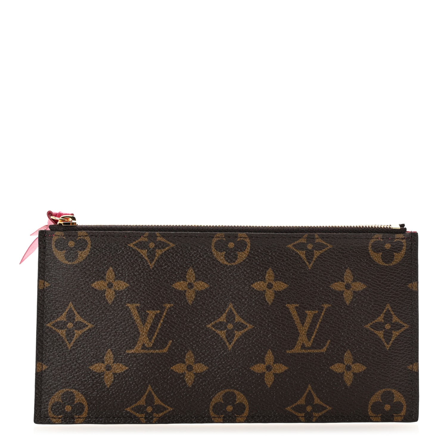 Louis Vuitton Monogram Felicie Chain Wallet Zippered Insert Fuchsia 1 of 6