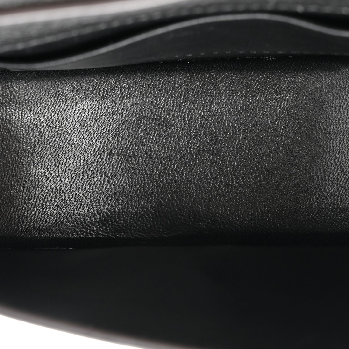 Calfskin Small Nile Bracelet Minaudiere Bag Black