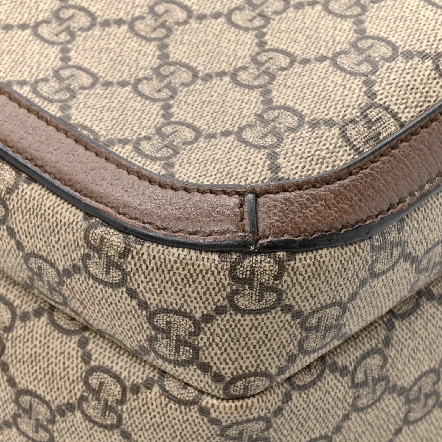 Gucci GG Supreme Monogram Medium Ophidia Day Backpack Brown 10 of 15