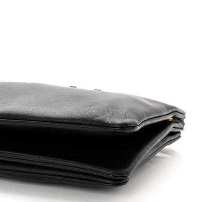 Celine Lambskin Large Trio Crossbody Bag Black 11 of 11