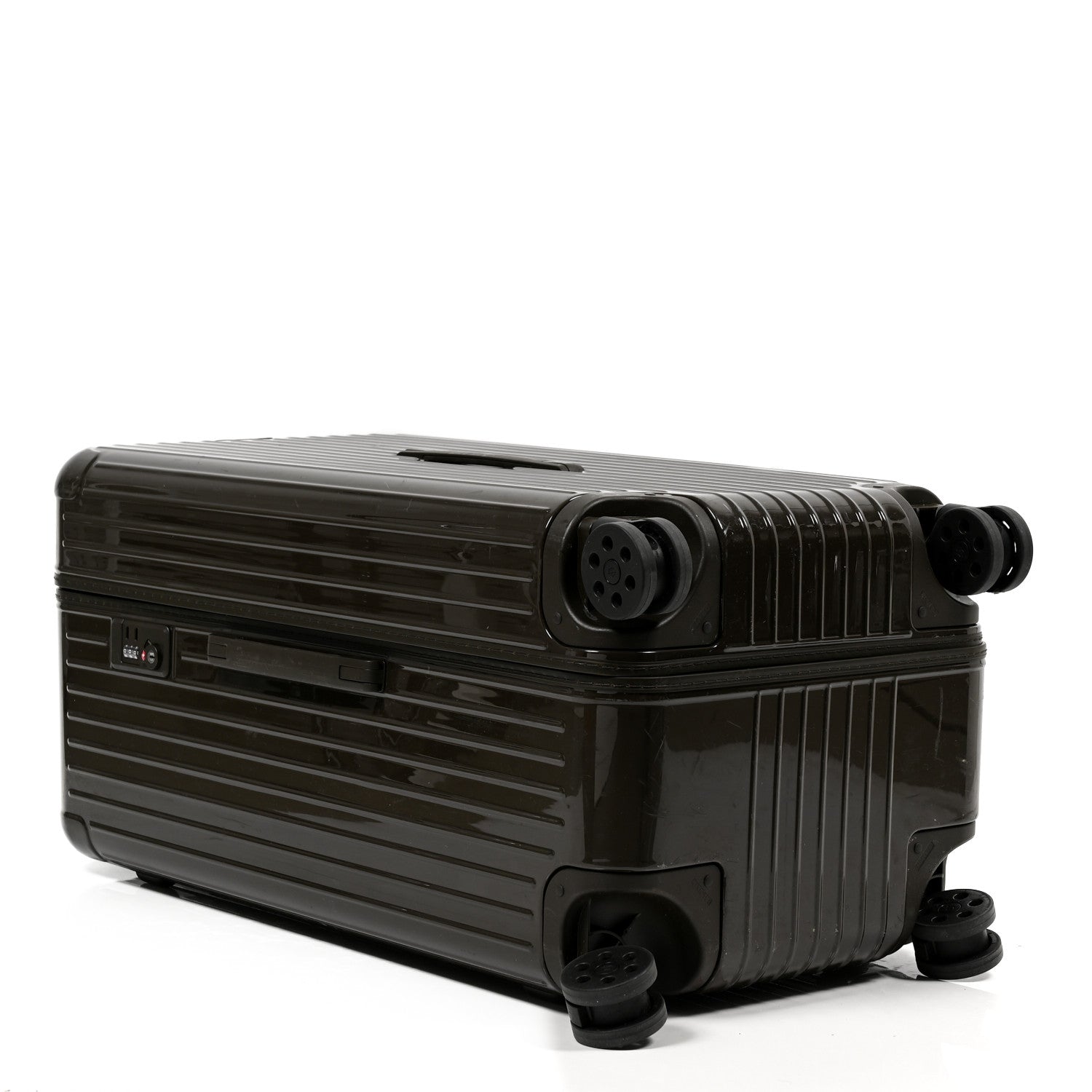 Rimowa Gloss Polycarbonate Essential Trunk Plus Cedar Brown